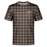 Sutherland Weathered Tartan Crest T-shirt